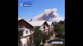 Incendie à Istres: les images des témoins BFMTV