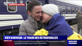 Liaison Kiev-Kherson: le train des retrouvailles