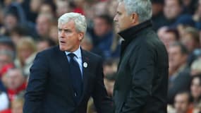 Mark Hugues et José Mourinho 