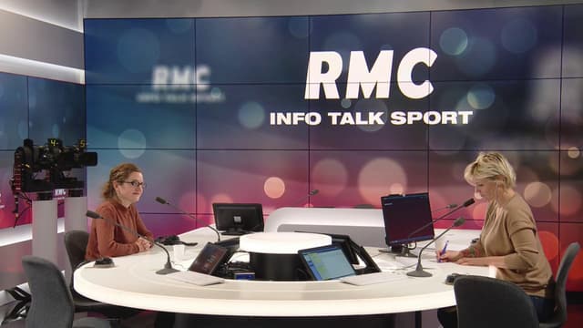 Marie Toussaint dans les locaux de RMC