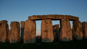 Le site mégalithique de Stonehenge situé au Sud de l'Angleterre, à Salisbury.