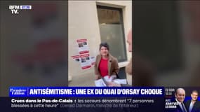 Une ancienne collaboratrice du Quai d'Orsay filmée en train d'arracher des photos d'otages du Hamas