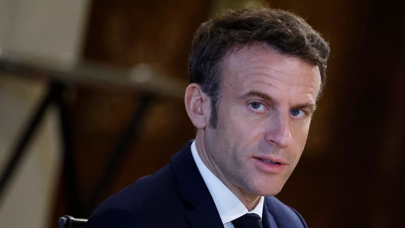 Emmanuel Macron, le 21 décembre 2022