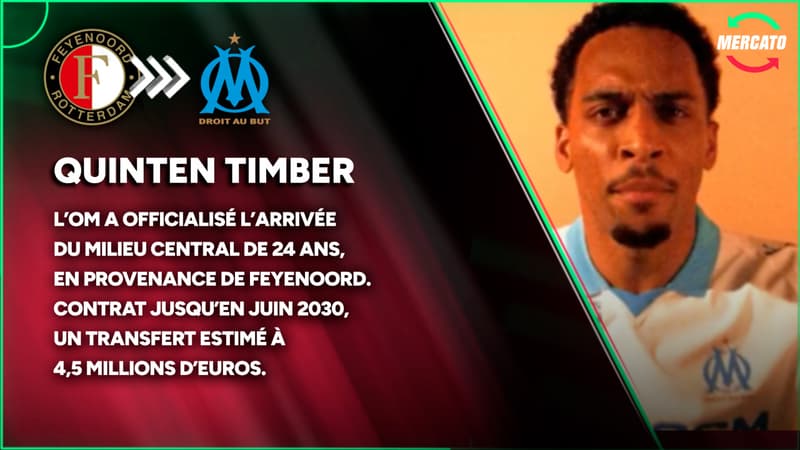 Timber, Cresswell, Abdelkarim... Les 5 infos mercato du 23 janvier à la mi-journée