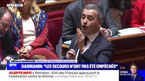 Gérald Darmanin sur Sainte-Soline: "Non, les secours n'ont pas été empêchés"