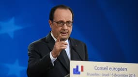 François Hollande, en décembre 2016.