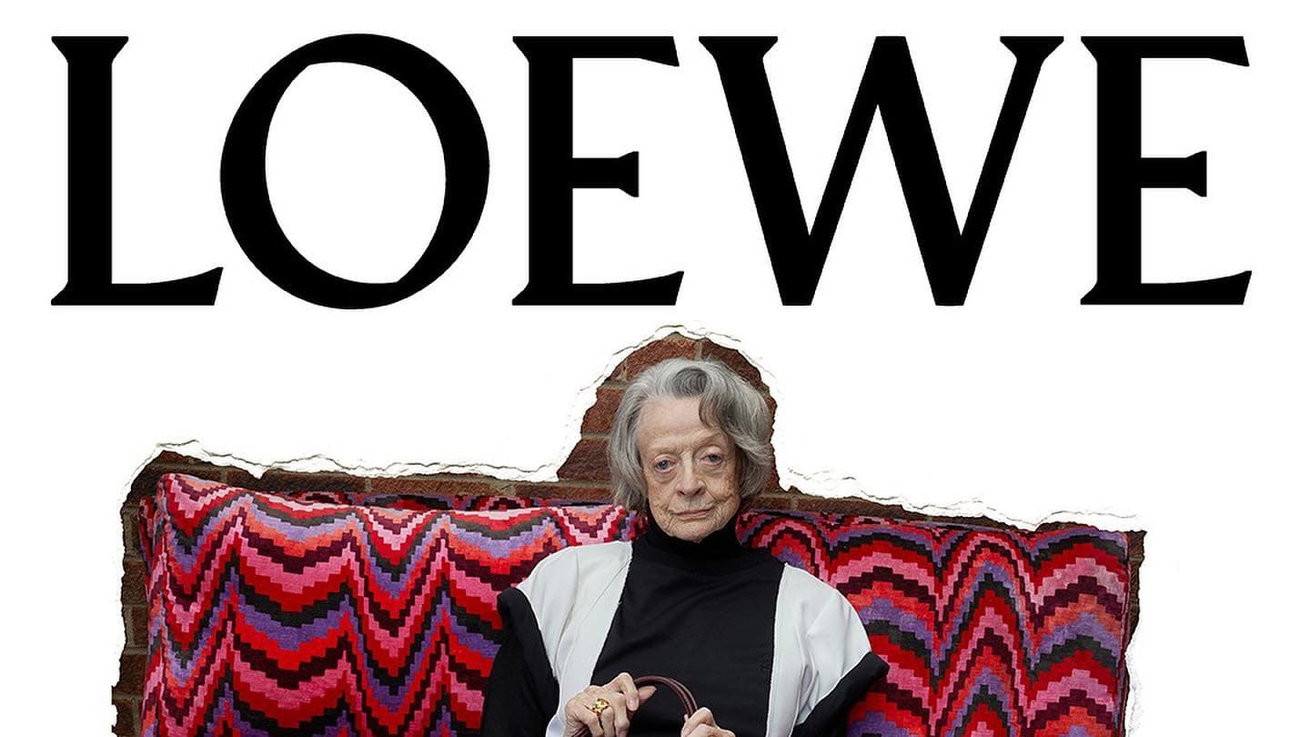 Maggie Smith pour Loewe Maggie Smith pour Loewe