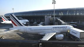 Des avions Air France à l'aéroport de Roissy-Charles-de-Gaulle le 20 janvier 2017 (photo d'illustration)