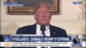Donald Trump: "Notre nation doit s'unir pour condamner la haine, le racisme, le suprémacisme blanc"