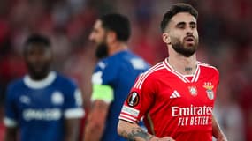 Rafa Silva buteur lors de Benfica-OM le 11/04/2024