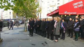 13-Novembre: les commémorations se poursuivent devant le comptoir Voltaire