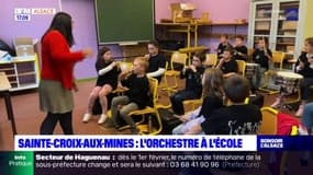 Sainte-Croix-aux-Mines: l'orchestre à l'école