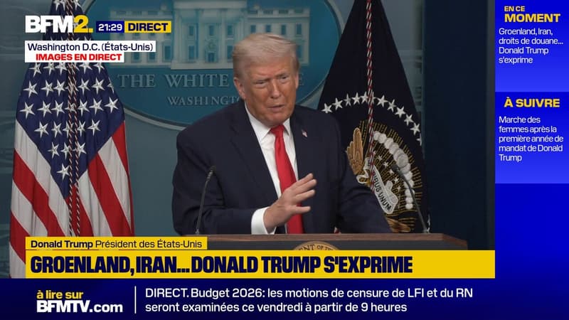 Groenland: "Nous allons trouver un arrangement et l'Otan sera très heureuse", assure Donald Trump