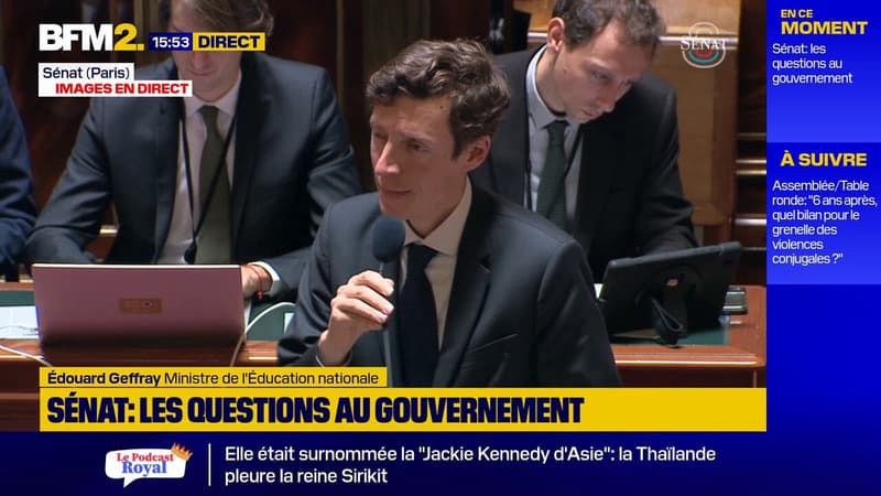 "C'est une honte, en République, on ne fait pas des listes", dénonce le ministre de l'Éducation nationale suite à l'appel d'un professeur d'histoire au boycott de personnalités juives "génocidaires"