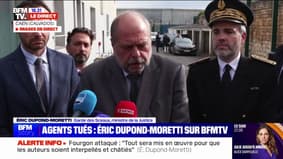 Attaque du fourgon pénitentiaire: "La nation est en deuil, la république a été gravement attaquée", affirme Éric Dupond-Moretti