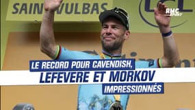 Tour de France : Cavendish bat le record de Merckx, Lefevere et Morkov impressionés
