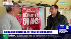 Alpes-de-Haute-Provence: la CGT contre la réforme des retraites