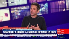 Emmanuel Durand (Snapchat France) : Snapchat a généré 2,5 milliards de dollars de revenus en 2020 - 09/02