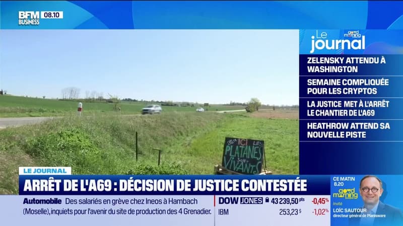 Arrêt de l'A69 : décision de justice contesté