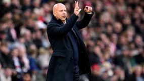 Arne Slot avec Liverpool, le 24 novembre 2024