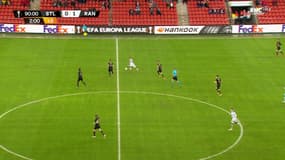Le but de Roofe, lors du match Standard-Rangers, le 22 octobre 2020