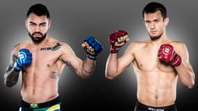 Patricky Pitbull (à gauche) et Usman Nurmagomedov