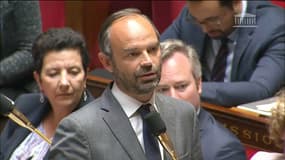 Edouard Philippe à l'Assemblée le mardi 7 novembre.