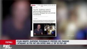 Mbappé, 4e personnalité préférée des Français