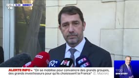 Castaner sur le manifestant frappé à terre: "S'il y a une faute établie, il y a aura des sanctions"