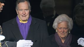 L'ancien président des Etats-Unis George H. W. Bush