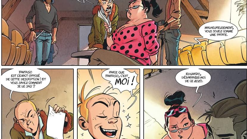 Extrait de la BD "Le Triomphe de Zorglub"