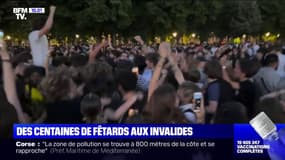 La police intervient pour évacuer une fête géante aux Invalides à Paris