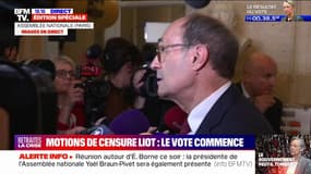 Pour Éric Woerth (Renaissance), les députés LR favorables à la motion de censure le sont "pour des raisons d'existence personnelle"