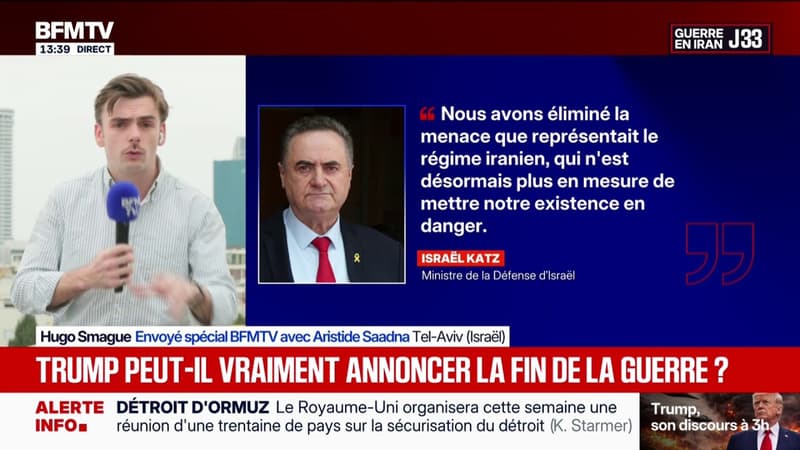 Guerre au Moyen-Orient: "Nous avons éliminé la menace" iranienne, a affirmé le ministre de la Défense d'Israël