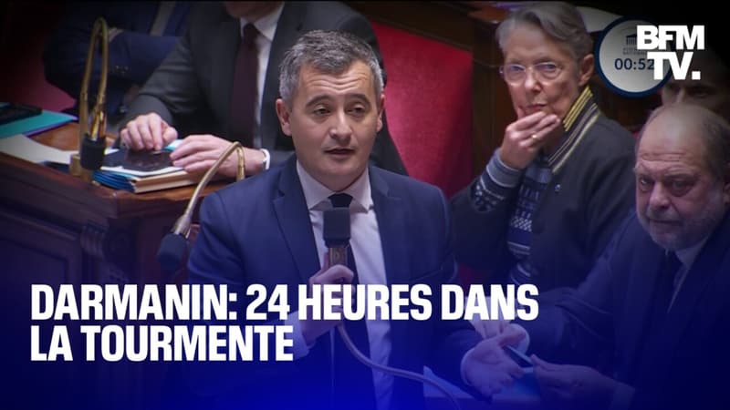 Darmanin: 24 heures dans la tourmente