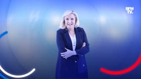 Marine Le Pen, candidate du Rassemblement national à l'élection présidentielle.