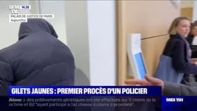 Gilets jaunes: premier procès d'un policier pour des violences à Paris