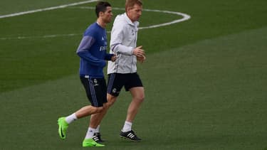 Cristiano Ronaldo ce vendredi à l'entraînement