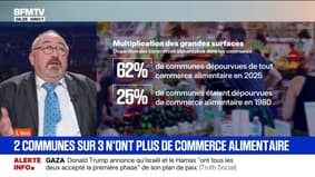62% des communes dépourvues de tout commerce alimentaire en 2025