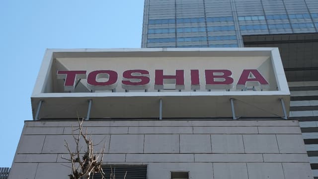 L'action Toshiba a progressé de 22%.