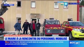 Draguignan: le maire vient remercier le personnel mobilisé pour la Saint-Sylvestre