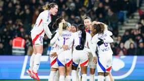 L'OL face au PSG en Première Ligue Arkema, le 18 janvier 2025