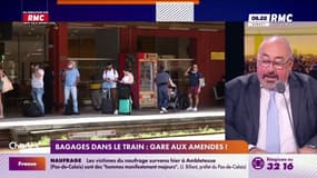 Bagages dans le train : Gare aux amendes !