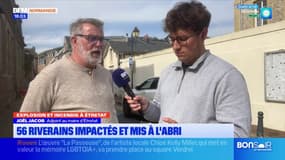 Étretat: 56 riverains touchés par l'incendie, l'adjoint au maire raconte