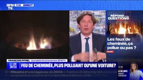 Les feux de cheminée sont-ils plus polluants qu'une voiture? BFMTV répond à vos questions