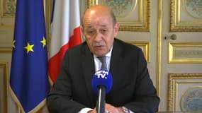 Le ministre des Affaires étrangères, Jean-Yves Le Drian, le 5 août 2020