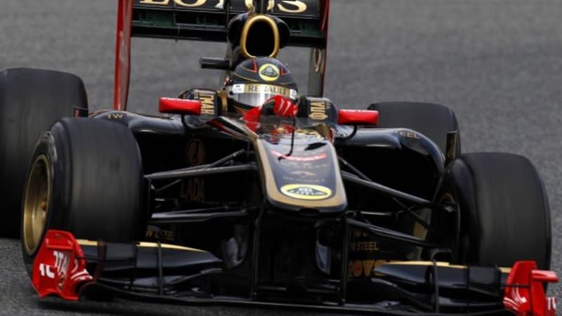 La Lotus-Renault de Nick Heidfeld