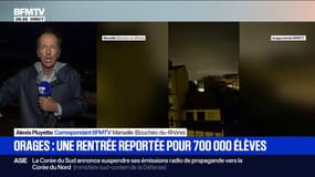 Orages: une rentrée scolaire reportée à mardi pour 700.000 élèves des Bouches-du-Rhône et du Var