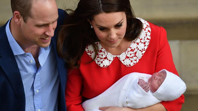Le prince William et Kate Middleton présentent leur troisième enfant, lundi 23 avril 2018