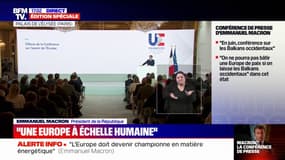 Emmanuel Macron: "Je veux que nous puissions faire de cette présidence française un grand moment d'humanisme européen"